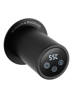 Полотенцесушитель электрический встраиваемый Wonzon & Woghand Hamburg WW-AL314-MB 46x72 см с внутренней частью чёрный матовый